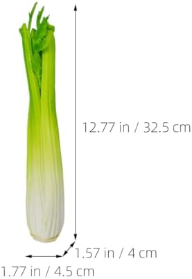 LOGOFUN 2pcs Artificial Vegetable Photo Prop for Home Kitchen Display