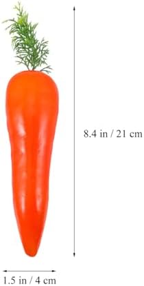 3Pcs Easter Carrot Ornament Artificial Foam Decor