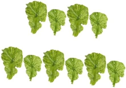 Alipis Realistic Fake Lettuce Leaves for Home and Restaurant Display