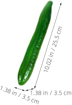 Alipis 4pcs Artificial Green Cucumber Decorations