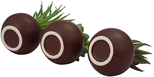 MyGift Artificial Succulent Plants Set of 3