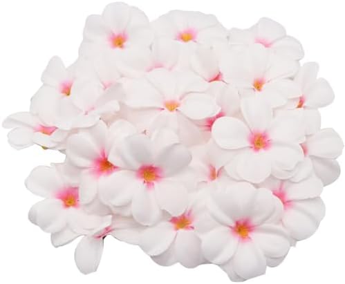 FZBNSRKO 100 Pcs 28 Artificial Plumeria Flower Heads