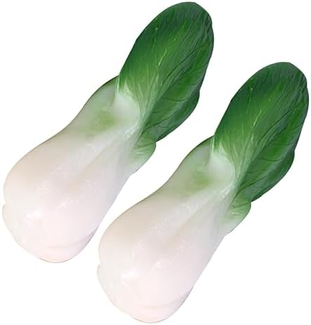 Happyyami 2pcs Artificial Chinese Cabbage Models Lifelike Display
