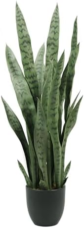 Solution4Patio 3ft Artificial Snake Plant for Home Office Decor