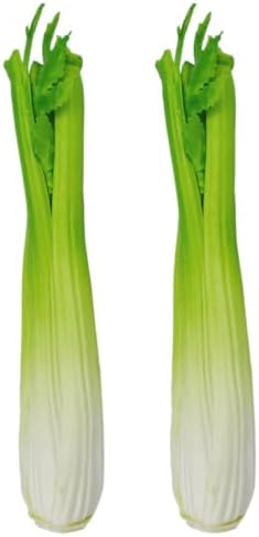 LOGOFUN 2pcs Artificial Vegetable Photo Prop for Home Kitchen Display