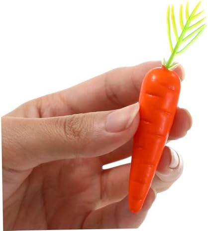 Mini Carrots for Crafts 25pcs - Artificial Vegetables Easter Decor