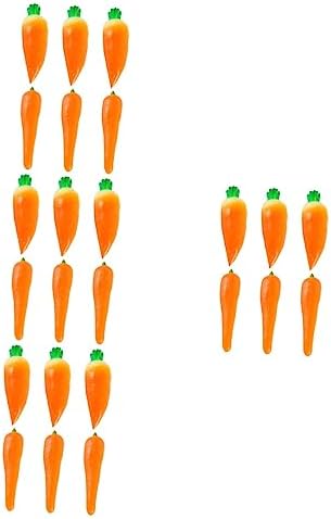 DECHOUS 4sets Artificial Carrots Easter Decor Props
