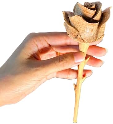 Wooden Rose - Handmade 5th Wedding Anniversary Gift