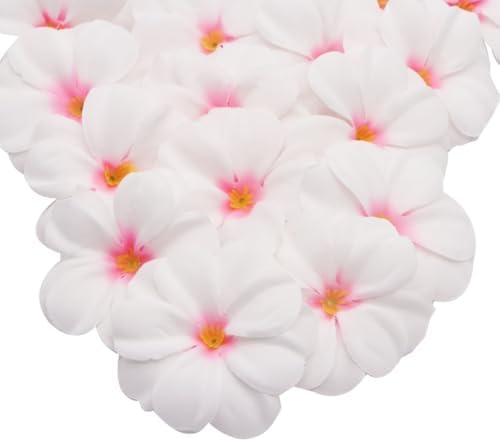 FZBNSRKO 100 Pcs 28 Artificial Plumeria Flower Heads