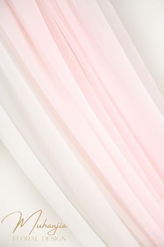 Artificial Flower Arch Kit 4 Pieces Flamingo Pink Rose Decor