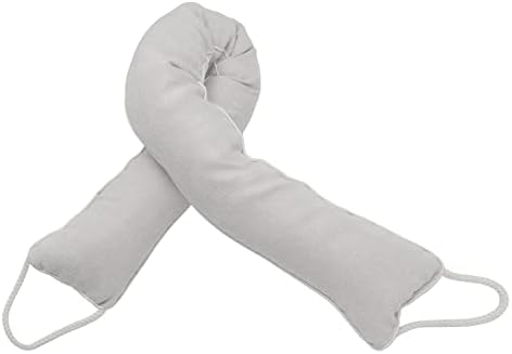 Jeanoko Door Snake Draft Stopper Dustproof Windproof Soundproof Beige