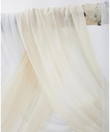 Wedding Arch Flowers with Drapes Kit - 4 Pack