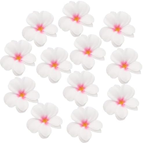 FZBNSRKO 100 Pcs 28 Artificial Plumeria Flower Heads