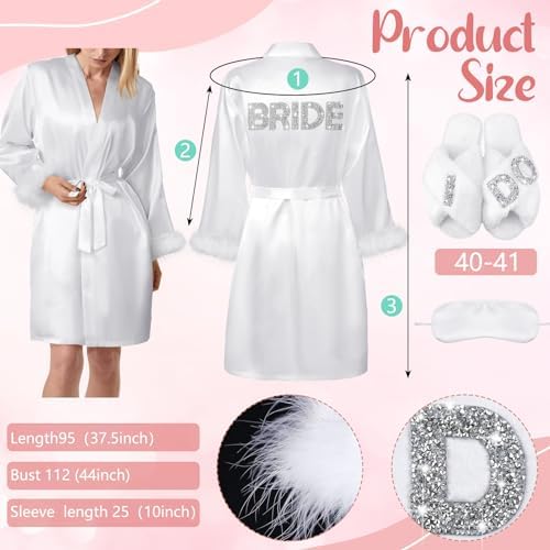 Croloose 9 Pcs Rhinestone Bridal Shower Gift Set