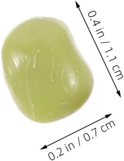 PRETYZOOM 50pcs Lifelike Fake Plastic Peas Decor Prop