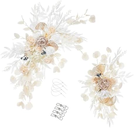 Amagogo 2X Wedding Arch Artificial Flower Swag Decor