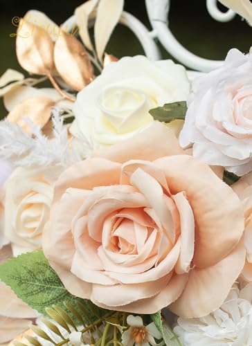 Lisuun Wedding Arch Artificial Flowers Pack of 2