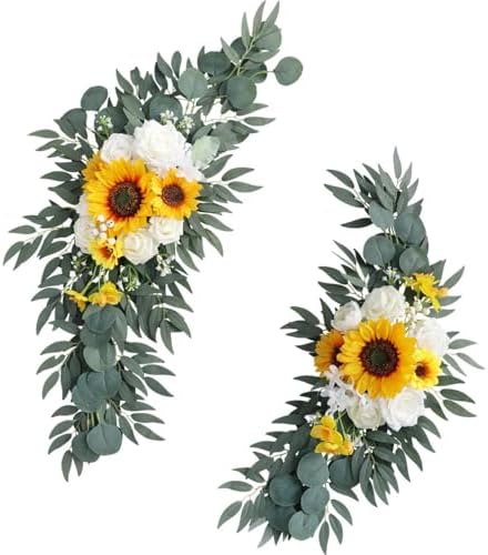 Artificial Wedding Arch Flowers Kit Pack of 2