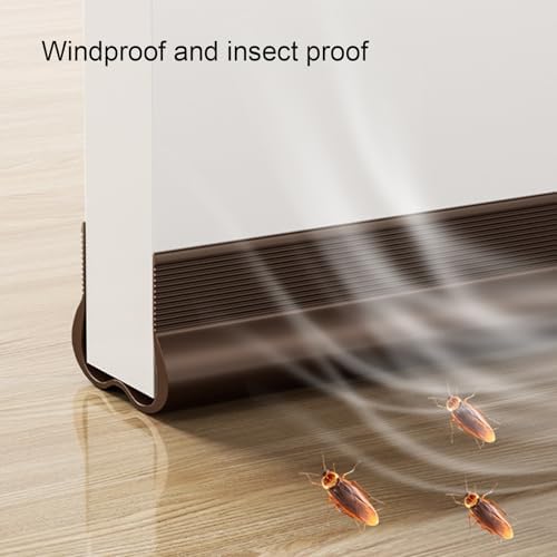 Papaba Door Seal PVC Weather Stripping Gap Filler