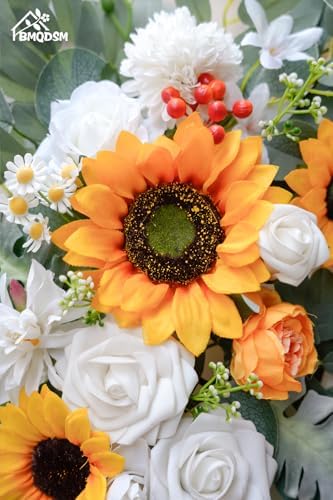 BMQDSM Wedding Arch Faux Flowers Set of 2