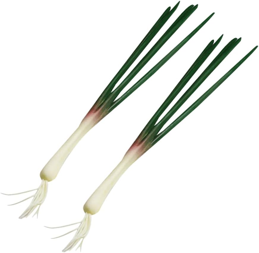 LUOZZY Artificial Green Onion Models 2 Pack
