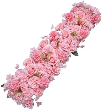 Tachiuwa Pink Artificial Flower Panel for Wedding Decor