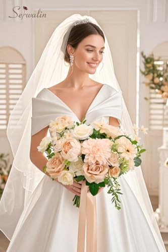 Serwalin Artificial Flowers Set for Wedding and Party Decorations