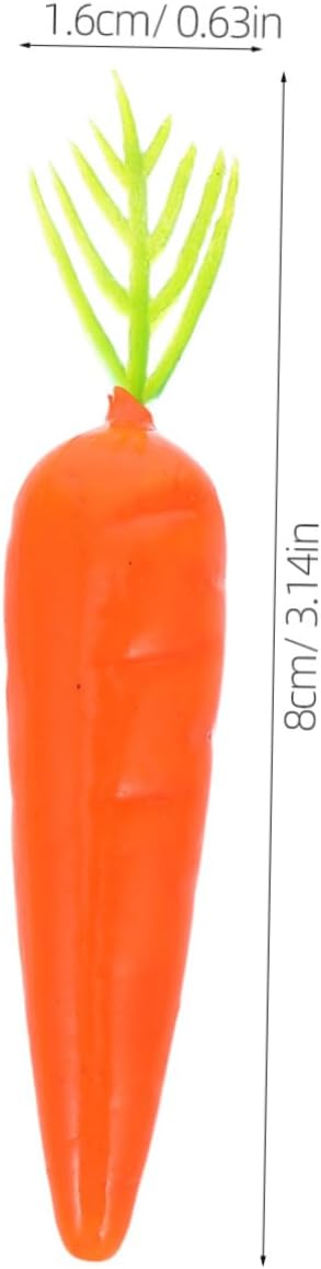 Cabilock Artificial Carrots for Home Decor and Party Themes