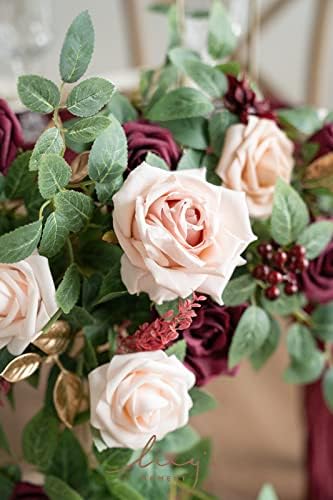 Lings Moment Artificial Floral Swags Centerpieces 2PCS