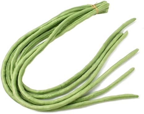 HUIANER Artificial Green Long Beans 6pcs Decor Display Props