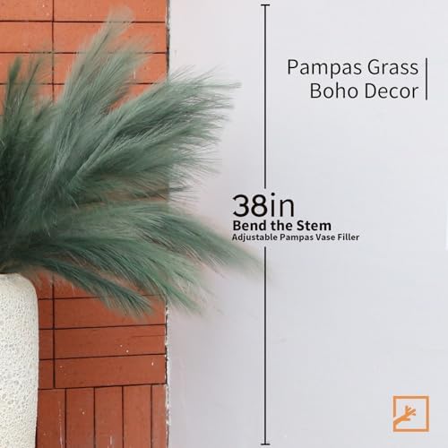 ZIFTY 7-Pcs Faux Pampas Grass Artificial Flower Decor Set