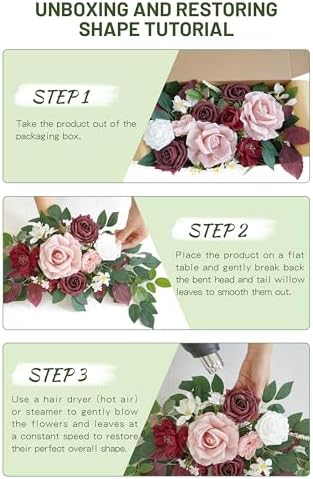 Piklado Wedding Decor Welcome Sign Flower Backdrop Garland 1