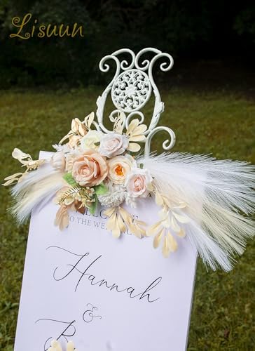 Lisuun Wedding Arch Artificial Flowers Pack of 2