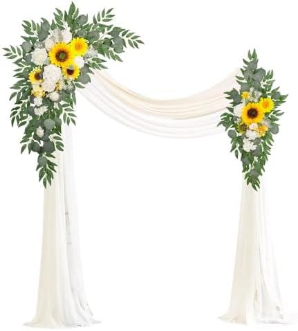 Artificial Flower Arch Decor Kit 4 Pieces