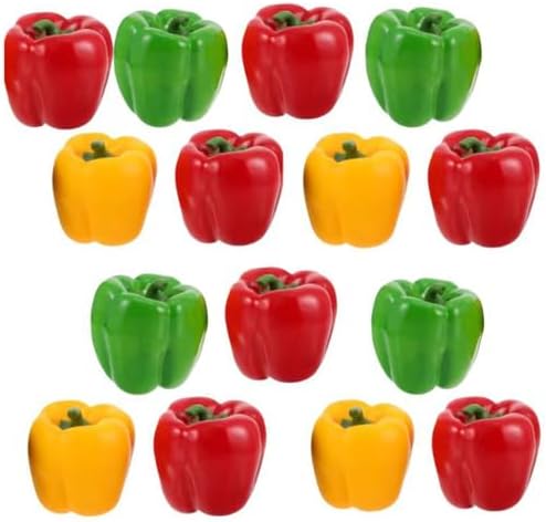 3pc Realistic Artificial Vegetable Skewers for Kitchen and Educational Use