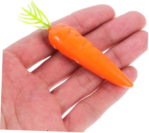 Mini Carrots for Crafts 25pcs - Artificial Vegetables Easter Decor