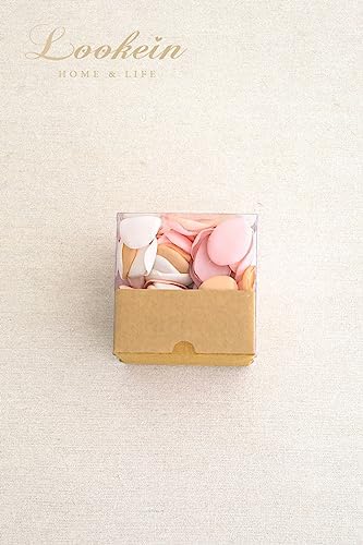 Lookein 300pcs Rose Petals Satin for Wedding Decorations