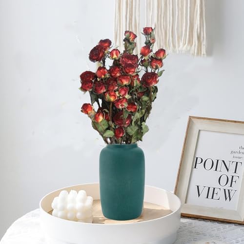 Natural Dried Flower Bouquet Mini Roses Wedding Decor