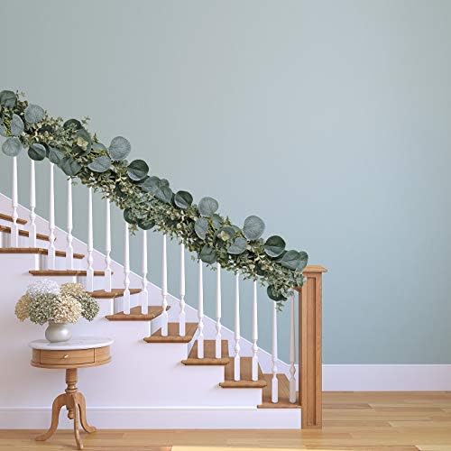 83 Foot Faux Eucalyptus Garland for Weddings and Decorations