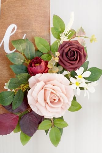 Piklado Wedding Decor Welcome Sign Flower Backdrop Garland 1