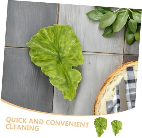 Alipis Realistic Fake Lettuce Leaves for Home and Restaurant Display