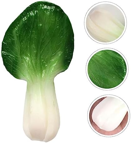 Happyyami 2pcs Artificial Chinese Cabbage Models Lifelike Display