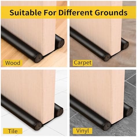Jinghong PU Leather Door Bottom Sealing Strip Beige