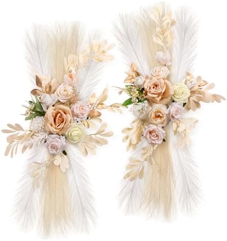 Lisuun Wedding Arch Artificial Flowers Pack of 2