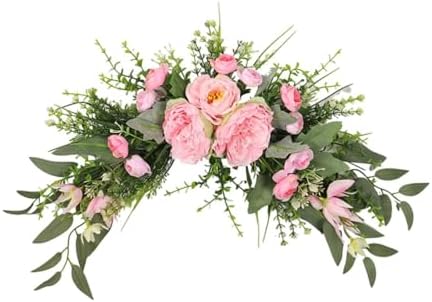 Predolo Wedding Arch Artificial Peony Flower Swag Pink