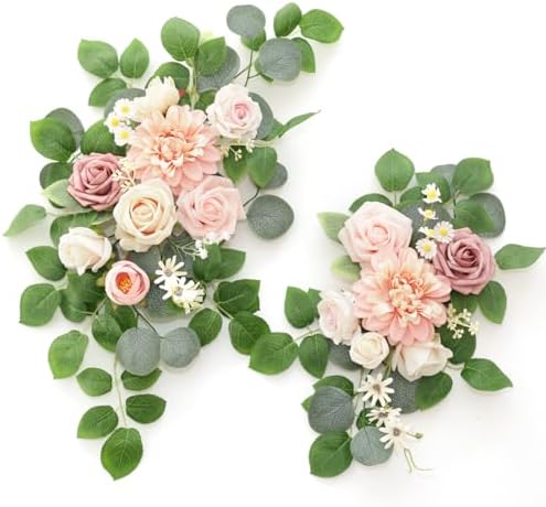 Flrunwu Artificial Flowers Decor Pack of 2