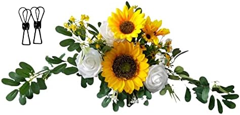 60cm Artificial Sunflower Wedding Arch Swag