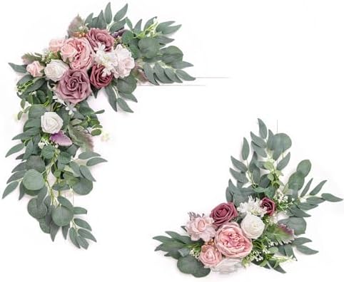 Lings Moment Artificial Welcome Sign Swag 2pcs