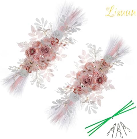 Lisuun Wedding Arch Flowers Pack of 2 1