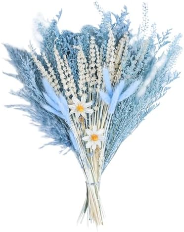 Lovmeety Natural Dried Pampas Grass Bouquet